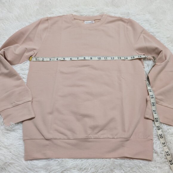 Coccodrilla Unisex Cream Crew Neck Loopknit Long Sleeve Sweatshirt for 10Yr NWOT - Picture 5 of 6